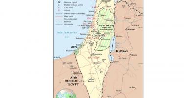 اسرائیل کا نقشہ ہوائی اڈوں